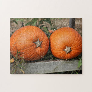 Pumpkin Pair Herfst Legpuzzel