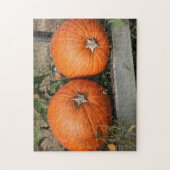 Pumpkin Pair Herfst Legpuzzel (Verticaal)