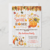 Pumpkin-partij voor de opwarming van het huishoude kaart (Voorkant)