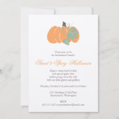 Pumpkin Party Invitation Kaart (Voorkant)