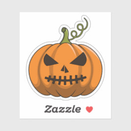 Pumpkin Party Sticker - Halloween Jack-o'-Lantern