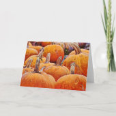 Pumpkin Patch Art Note Card Kaart (Voorkant)