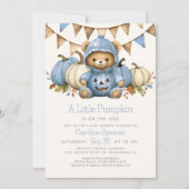 Pumpkin Patch Beer Baby shower Uitnodiging (Voorkant)