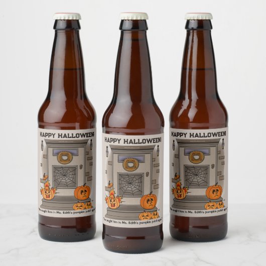 Pumpkin Patch Bier Etiket (Flessen)