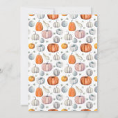Pumpkin Patch Birthday Bash Kaart (Achterkant)
