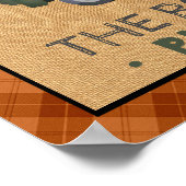 Pumpkin Patch Boerderij  Truck Herfst Pset Rustic Poster (Hoek)