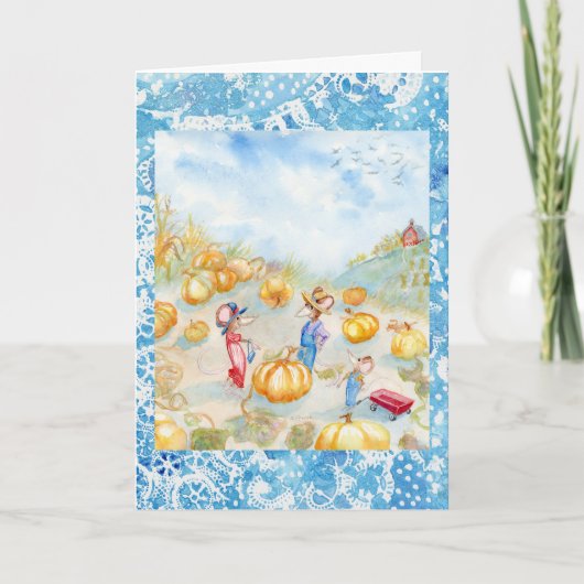 "Pumpkin Patch" Card Bedankkaart (Voorkant)