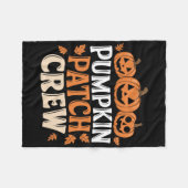 Pumpkin Patch Crew Grappige Pumpkin Patch Squad Be Fleece Deken (Voorkant (Horizontaal))