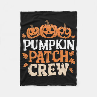 Pumpkin Patch Crew Grappige Pumpkin Patch Squad Be Fleece Deken