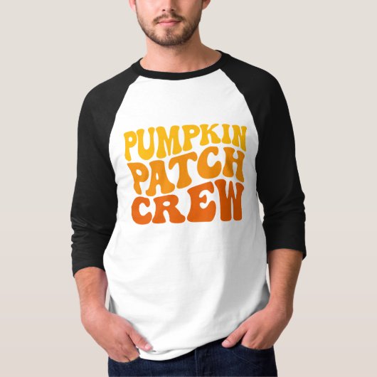 Pumpkin Patch Crew, Mannen T-shirt (Voorkant)