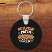 Pumpkin Patch Crew Matching Family Fall Autumn Sleutelhanger (Voorkant)