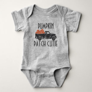 Pumpkin Patch Cutie Baby One Piece Romper