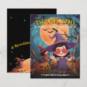 Pumpkin Patch Dank u - Halloween Bedankkaart (Voorkant / Achterkant)