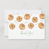 Pumpkin Patch Dank u wel kaarten (Achterkant)