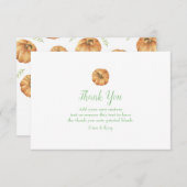 Pumpkin Patch Dank u wel kaarten (Voorkant / Achterkant)