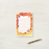 Pumpkin patch fluistert post-it® notes (Op bureau)