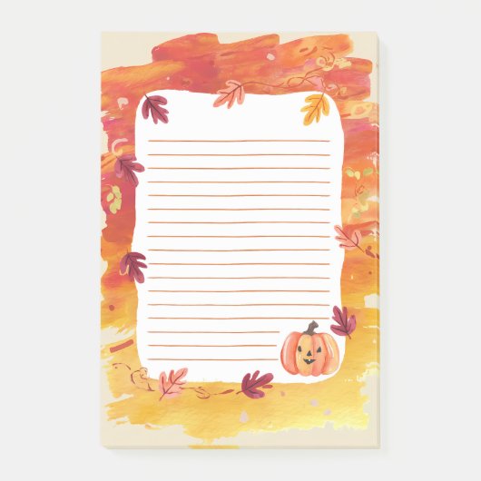 Pumpkin patch fluistert post-it® notes (Voorkant)