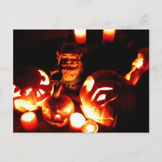 Pumpkin Patch Gnome III Briefkaart (Voorkant)