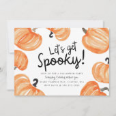 Pumpkin Patch Halloween Party Kaart (Voorkant)