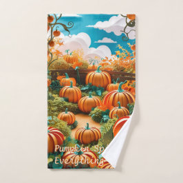 Pumpkin Patch Harvest Handdoek