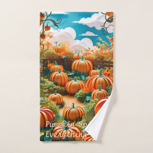 Pumpkin Patch Harvest Handdoek (Handdoek)