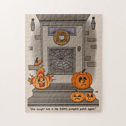 Pumpkin Patch Jigzaag Puzzle Legpuzzel (Verticaal)