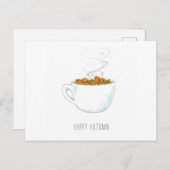 Pumpkin Patch Latte-Wenskaart Briefkaart (Voorkant / Achterkant)