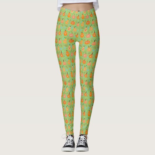 Pumpkin Patch-Leggings Leggings (Voorkant)