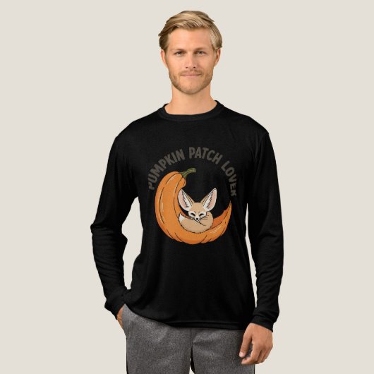 Pumpkin Patch Lover - Schattige Fox Autumn Design Tri-Blend Shirt (Voorkant)