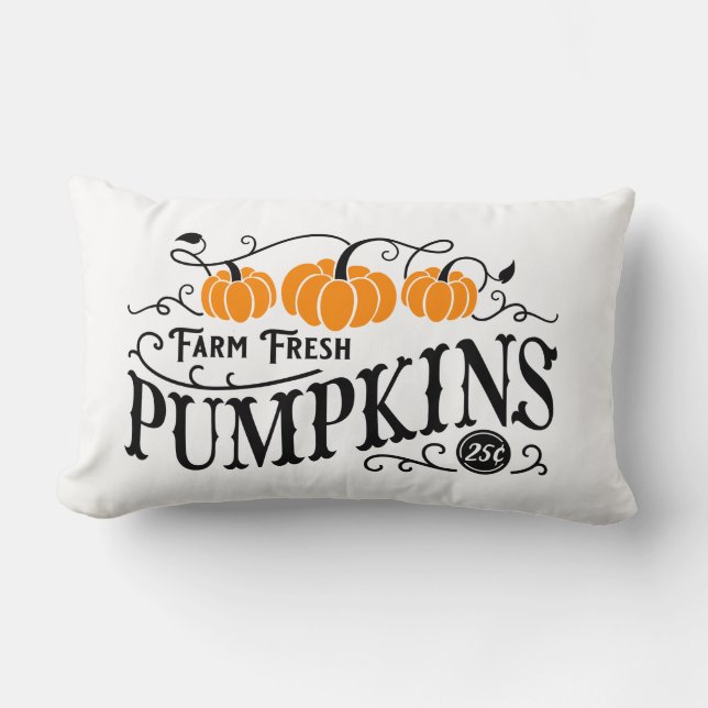 Pumpkin Patch Lumbar Pillow Kussen (Voorkant)