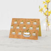 Pumpkin Patch Mask Thanksgiving Kaart (Gele Bloem)