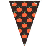 Pumpkin Patch Party Banner (bruin & Sinaasappel) (Eerste vlag)