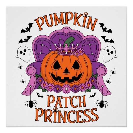 Pumpkin Patch Princess, Halloween Perfect Poster (Voorkant)
