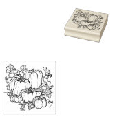 Pumpkin Patch Rubber Stamp Rubberstempel (Gestempeld)