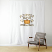 Pumpkin Patch Social Club – Gezellige herfst esthe Wandkleed (In situ)