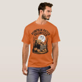 Pumpkin Patch Vrijwilliger Halloween T-shirt (Voorkant volledig)