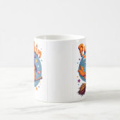 Pumpkin Patrol Witch Broom Halloween Mug (Centre)