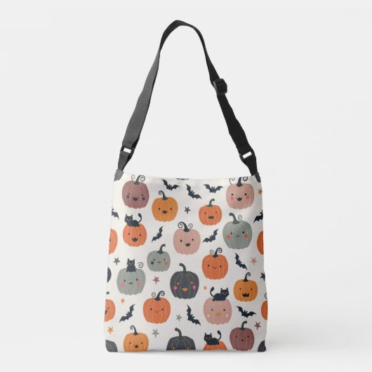 Pumpkin Pattern Crossbody Tas (Achterkant)
