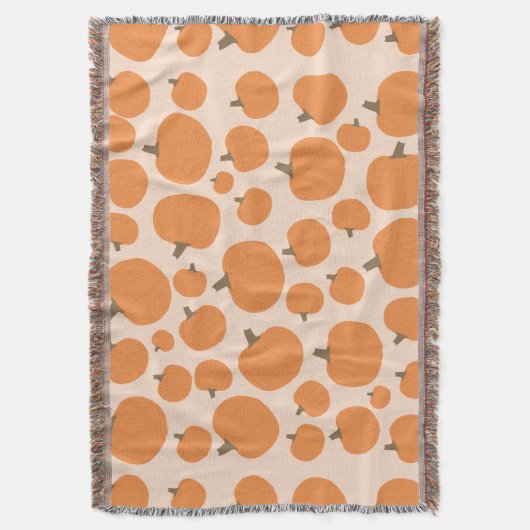 Pumpkin Pattern Deken (Voorkant Verticaal)