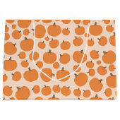 Pumpkin Pattern Herfst Autumn Halloween Groot Cadeauzakje (Voorkant)