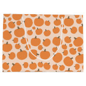 Pumpkin Pattern Herfst Autumn Halloween Groot Cadeauzakje (Achterkant)