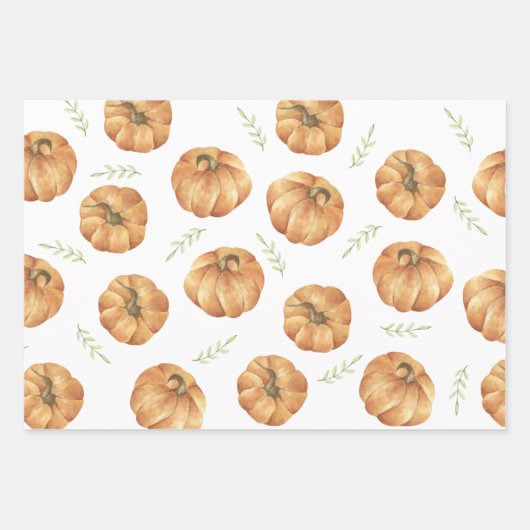 Pumpkin Pattern Inpakpapier Vel (Voorkant)