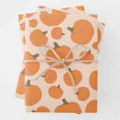 Pumpkin Pattern Inpakpapier Vel (In situ)