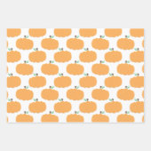 Pumpkin Pattern Inpakpapier Vel (Voorkant 3)