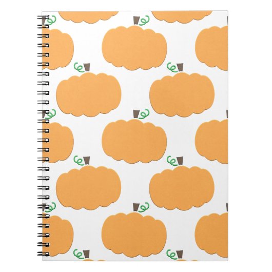 Pumpkin Pattern Notitieboek (Voorkant)