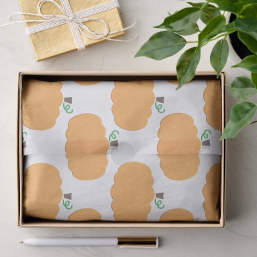 Pumpkin Pattern Tissuepapier (Geschenk)