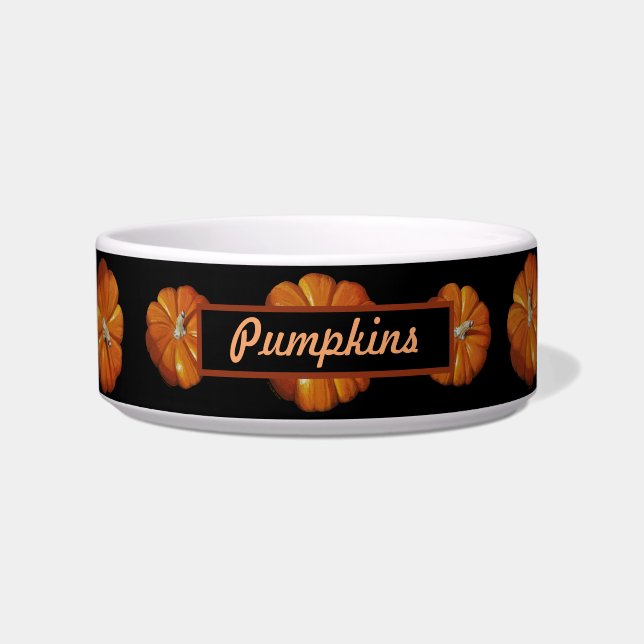 Pumpkin Pet Bowls Voerbakje (Voorkant)