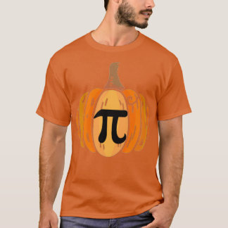 Pumpkin Pi Wiskunde Halloween Thanksgiving T-shirt