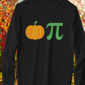 Pumpkin Pi Wiskunde Tshirt met lange mouwen