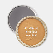 Pumpkin Pie aangepaste tekst Magneet (Voorkant / Achterkant)